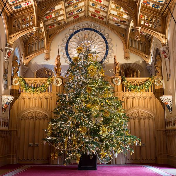 How Britain's finest stately homes do Christmas: Highclere Castle ...