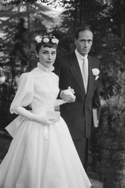 audrey hepburn white dress