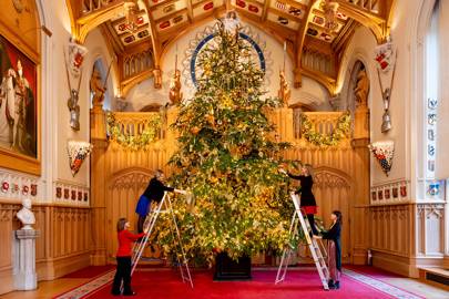 How Britain's finest stately homes do Christmas: Highclere Castle ...