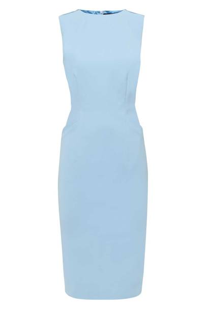 Baby blue dresses, trousers and bags - fashion trends AW15 pastel blue ...