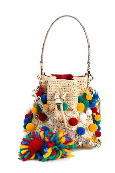 Pom pom accessories, with pom pom shoes, jewellery and bags | Tatler