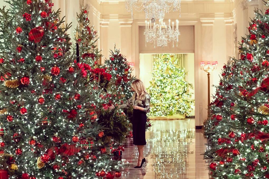Melania Trump unveils the White House Christmas