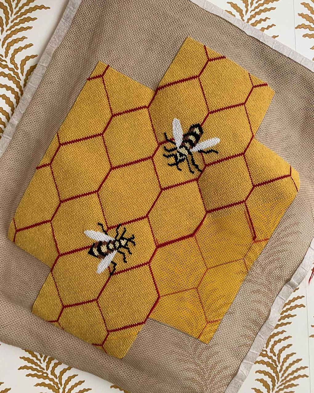 Tapestry DIY embroidery trend Tatler