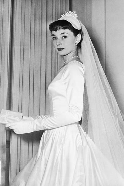 audrey hepburn white dress