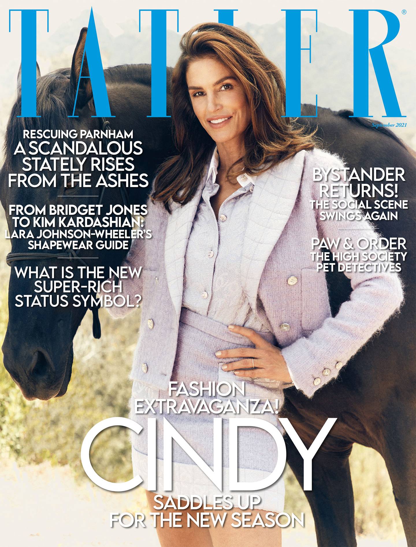Inside the September issue starring the original supermodel Cindy