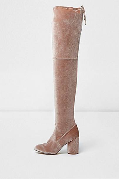 river island thigh boots