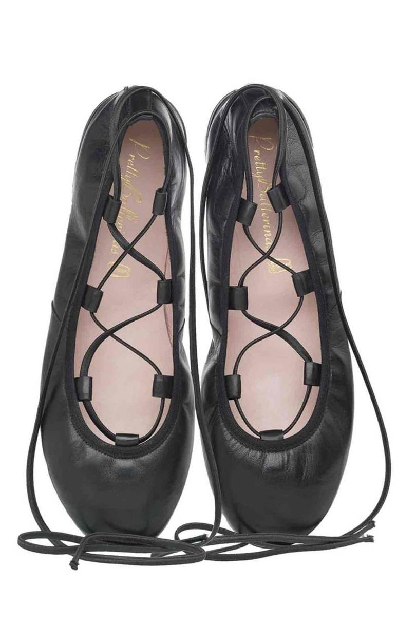 patterned ballet pumps