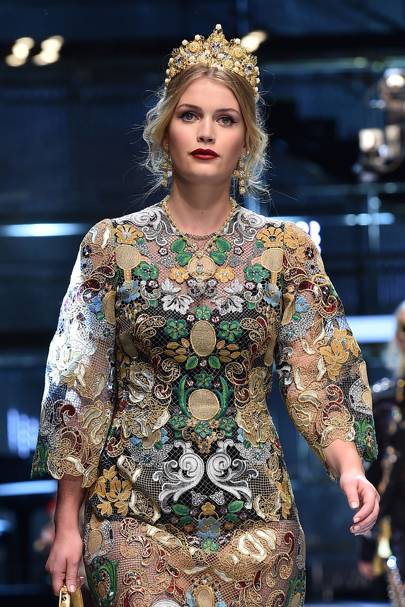 Lady Kitty Spencer is Dolce Gabbana's 