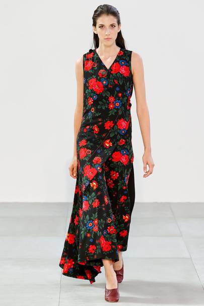 celine floral jumpsuit