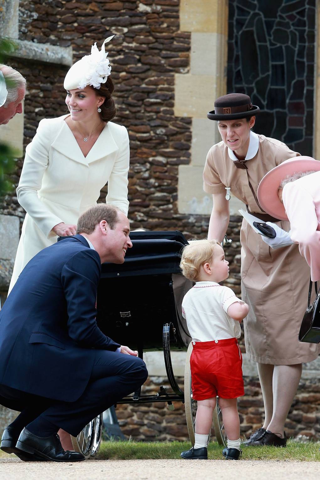 Pangeran William, Kate Middleton, Maria, George
