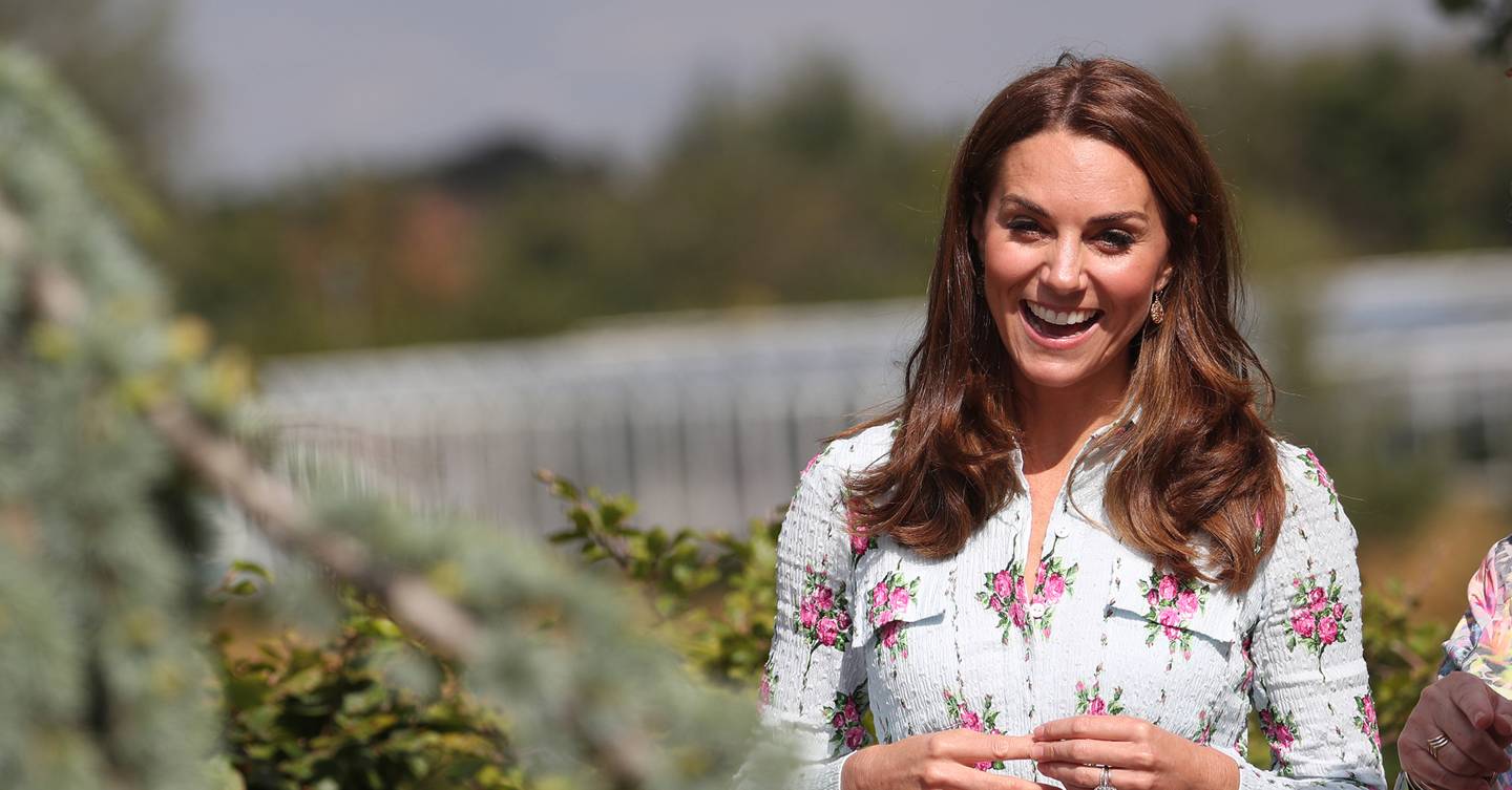 The Duchess of Cambridge judges Blue Peter garden sculpture contest