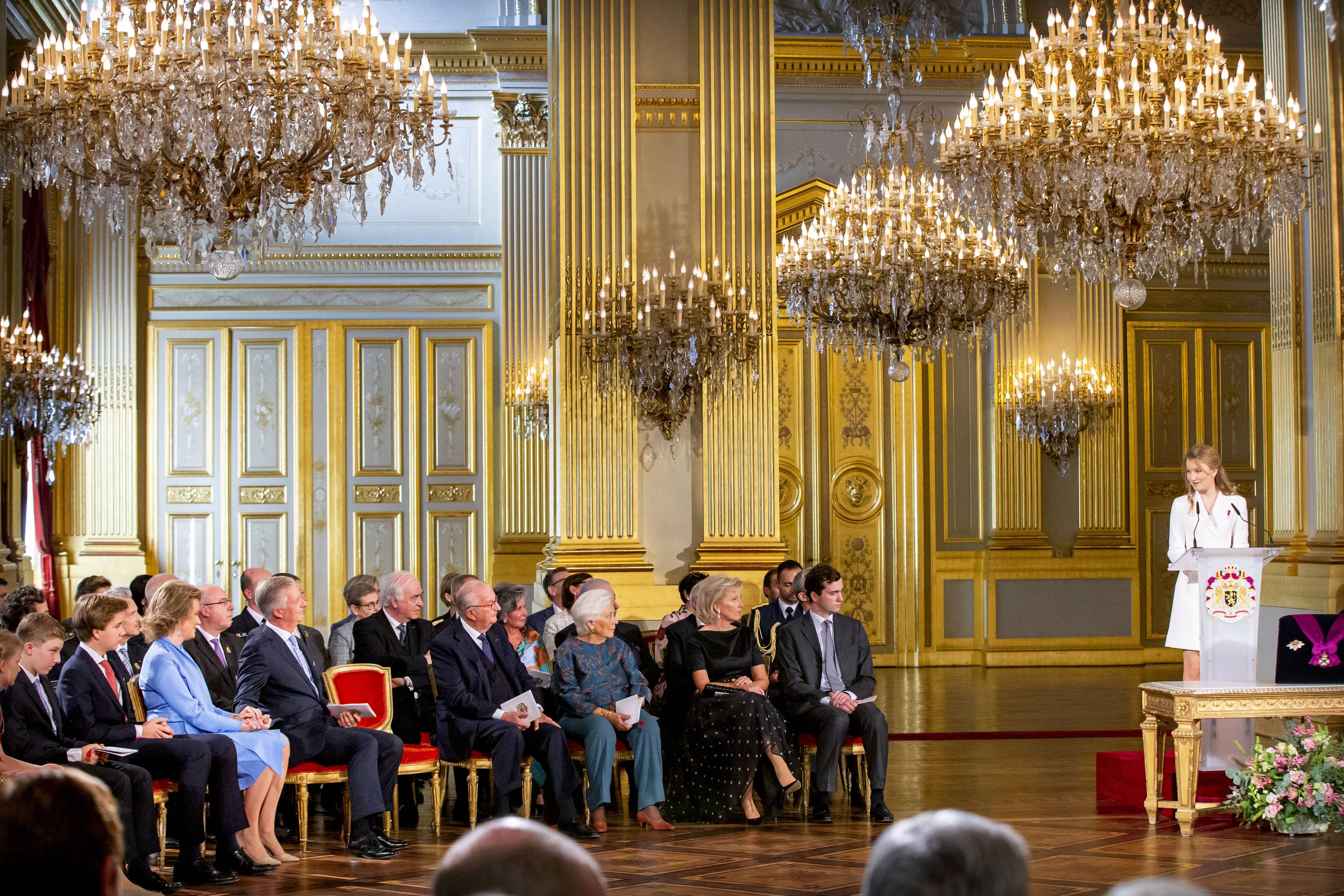 Crown Princess Elisabeth Of Belgium Celebrates 18th Birthday At