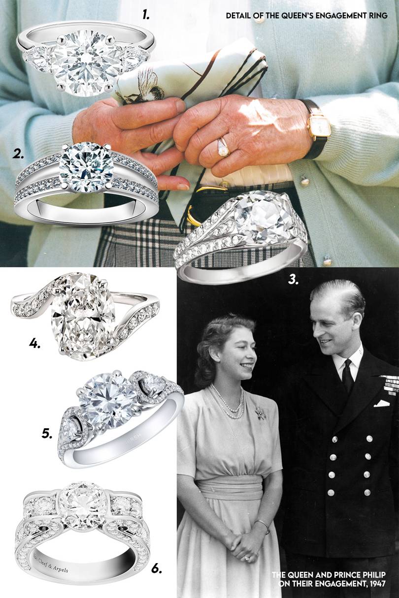 Engagement rings royal family bridal inspiration Tatler