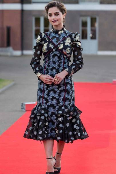 jenna coleman red dress