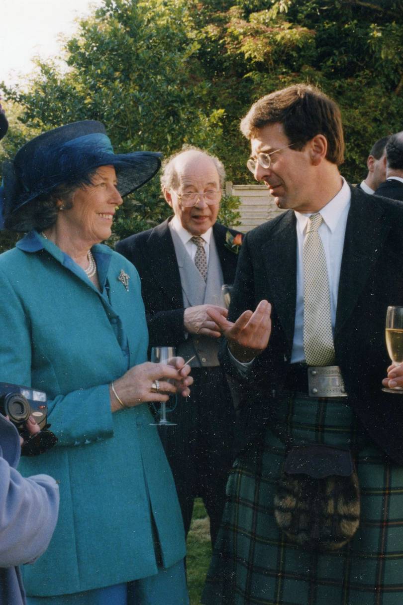 Kate Smith and Angus CarrickBuchanan's wedding Andy
