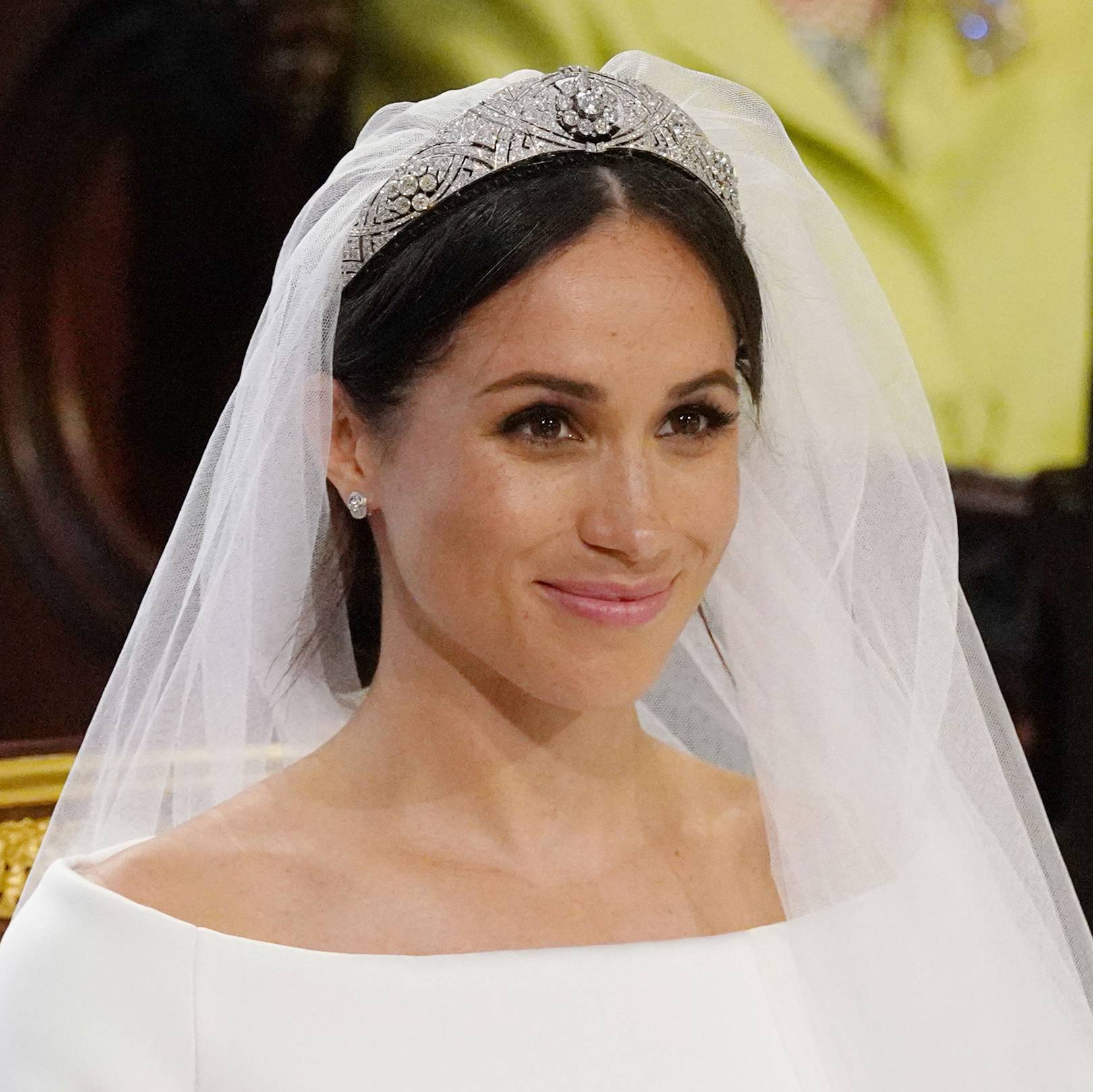 Why The Duchess Of Sussex Opted For Queen Mary S Bandeau Tiara For Her Wedding Day Tatler