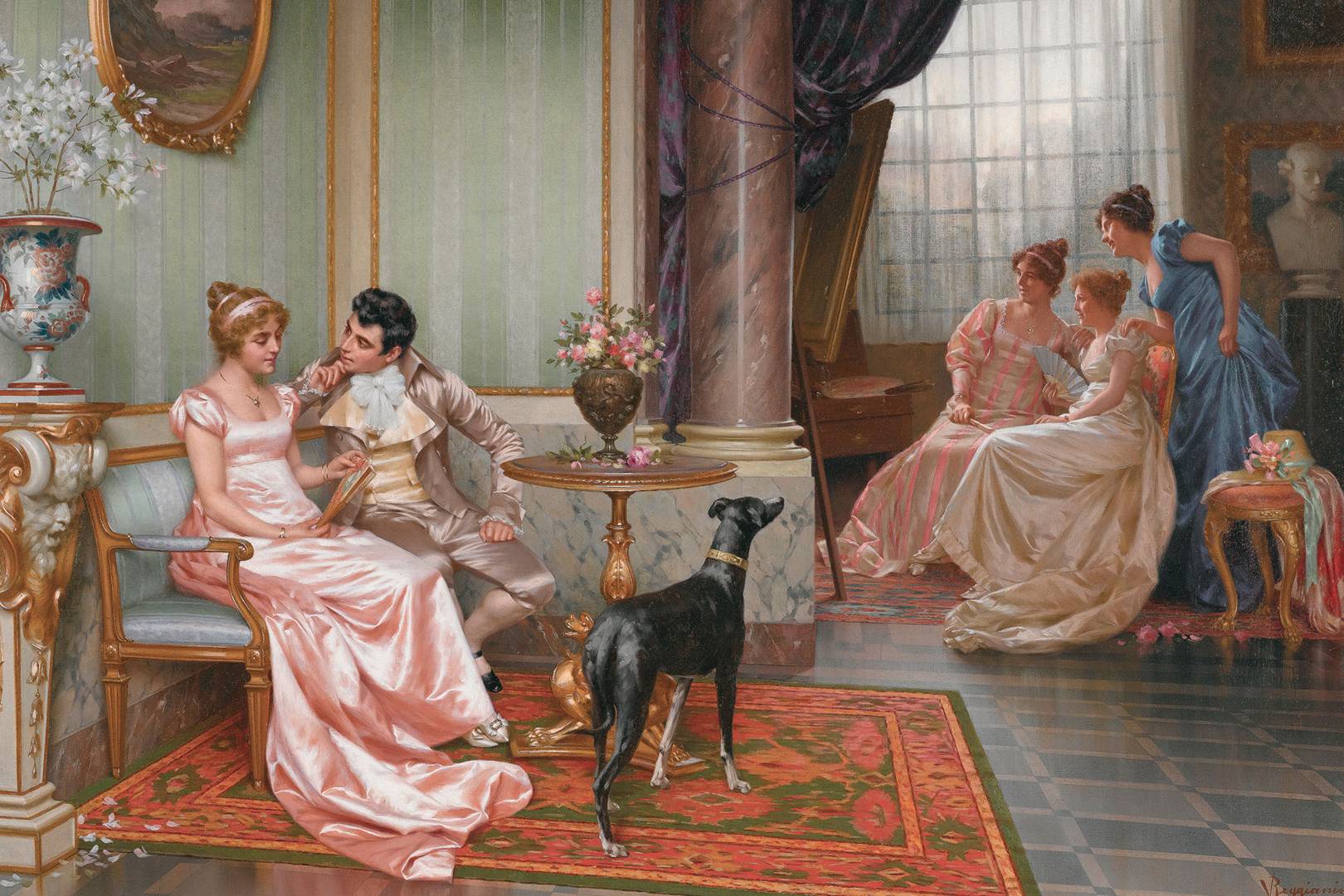 Bridgerton Courtship Romance Regency Era Paintings Tatler   Image Iii 