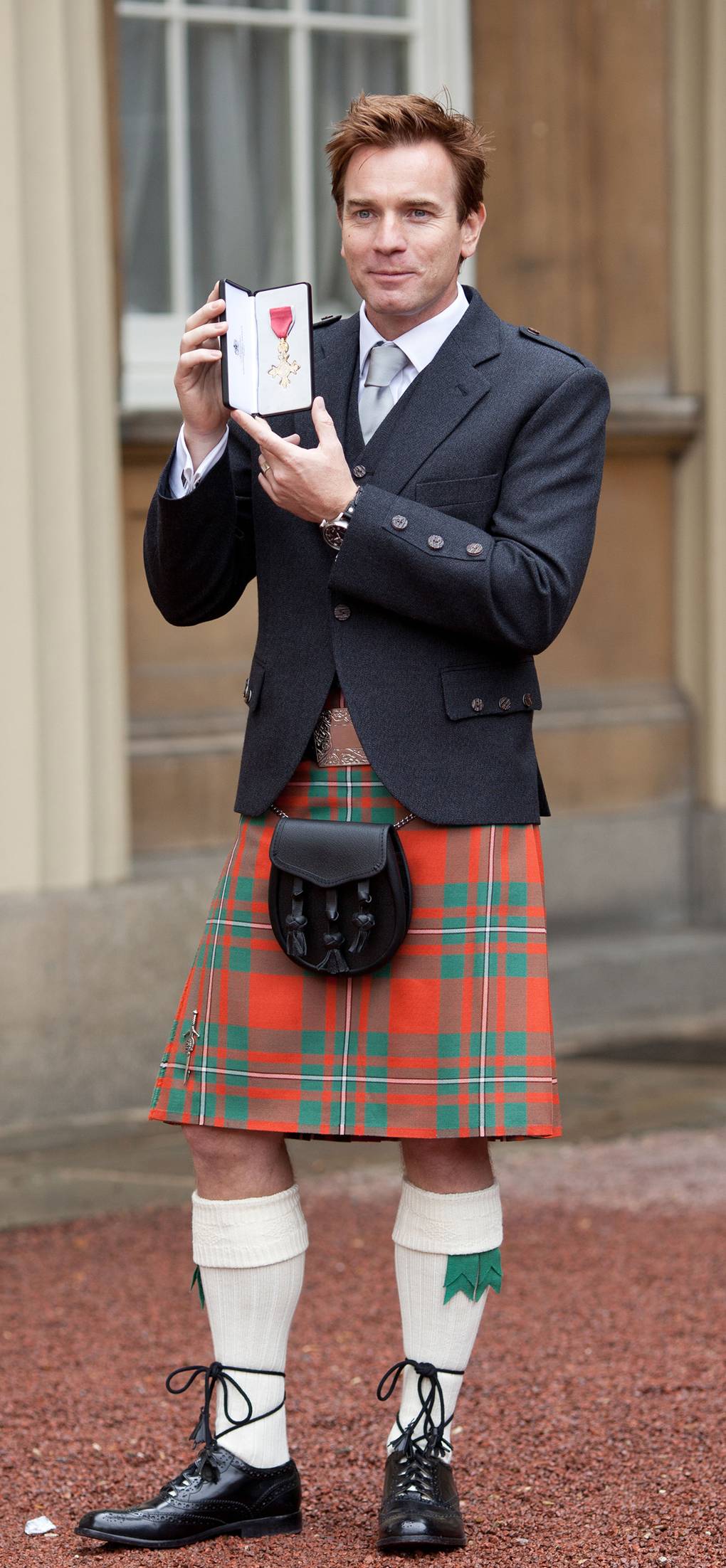 man in a kilt image