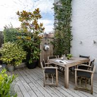 West End’s largest roofgarden and flat in Grosvenor Hill Court is for