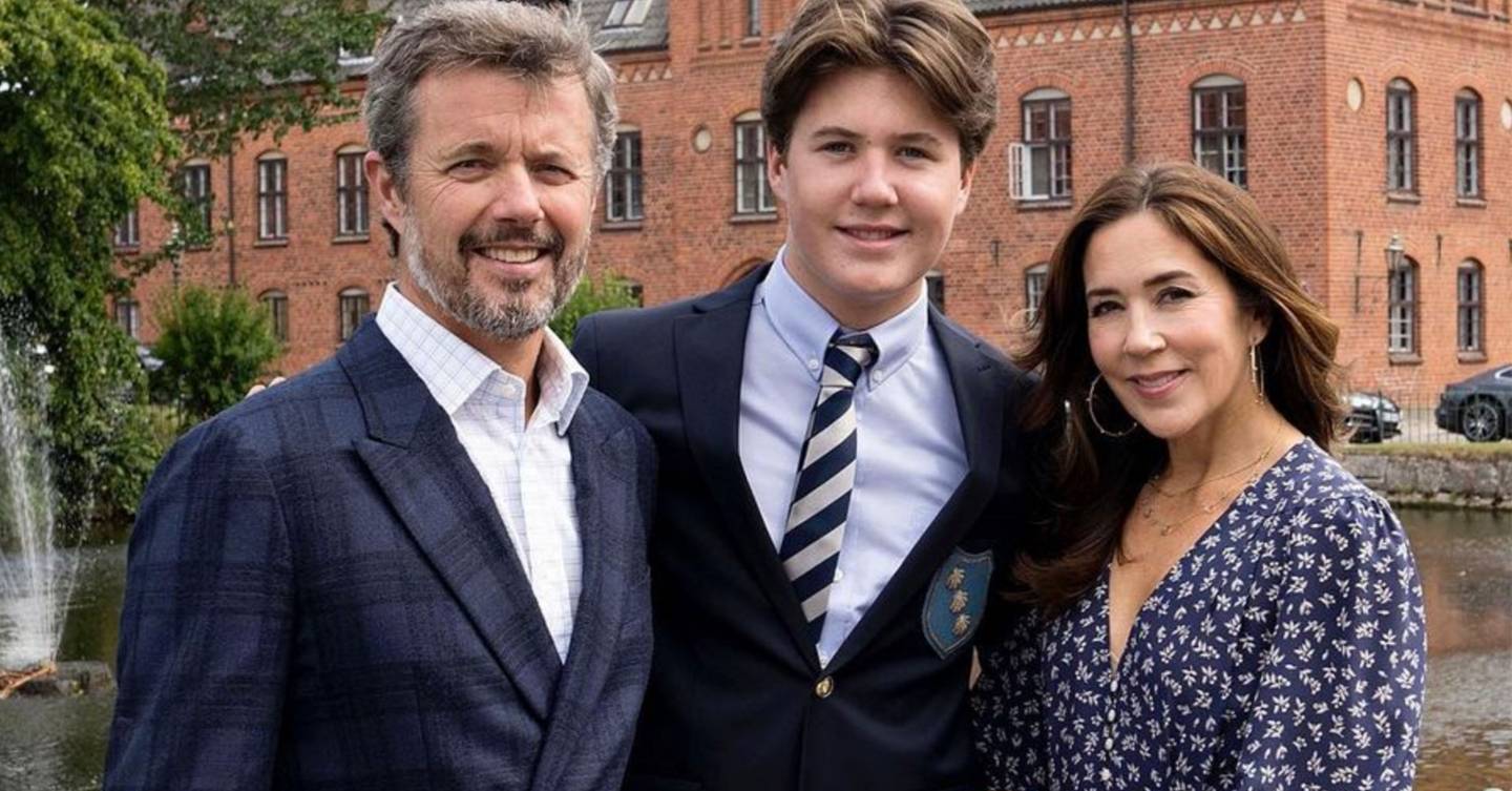 denmark-s-prince-christian-poses-with-his-parents-on-first-day-at