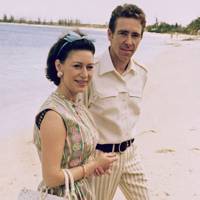 1967: With Lord Snowdon in Nassau